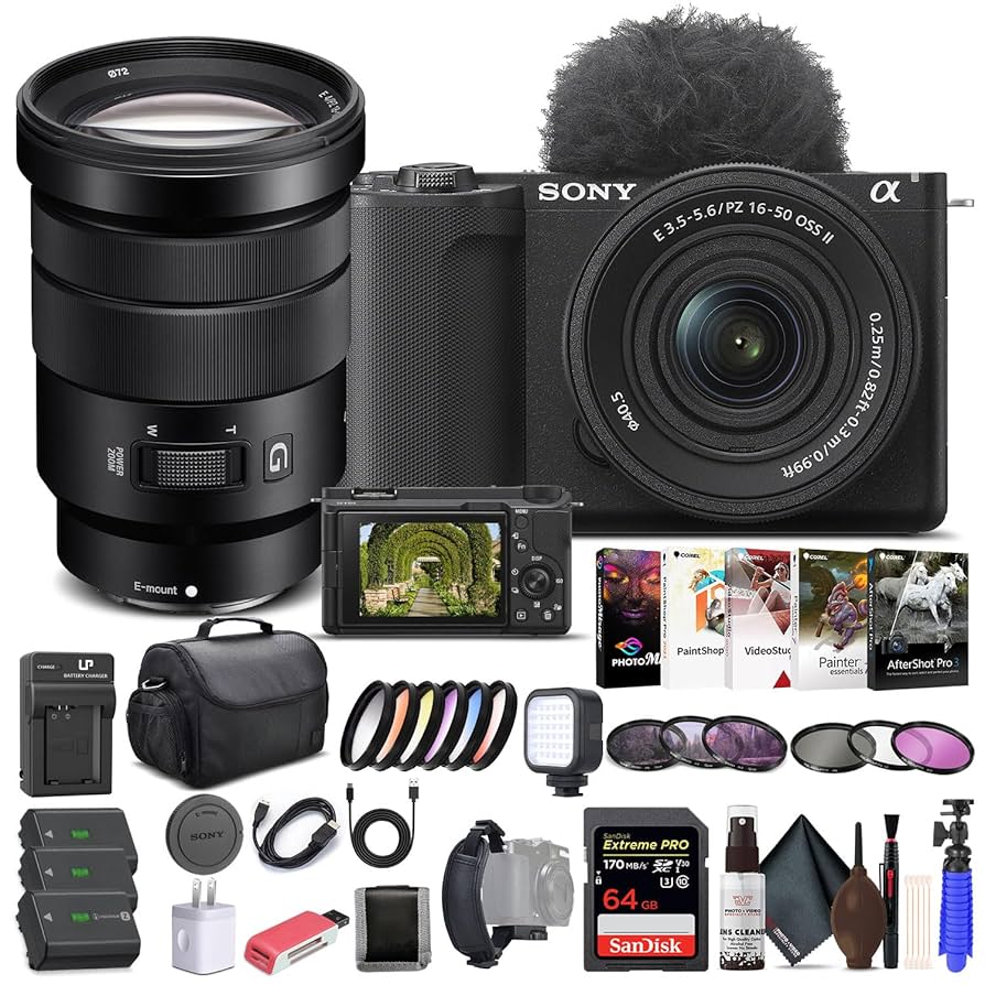 Amazon.com : Sony ZV-E10 II Mirrorless Vlogging Camera Kit